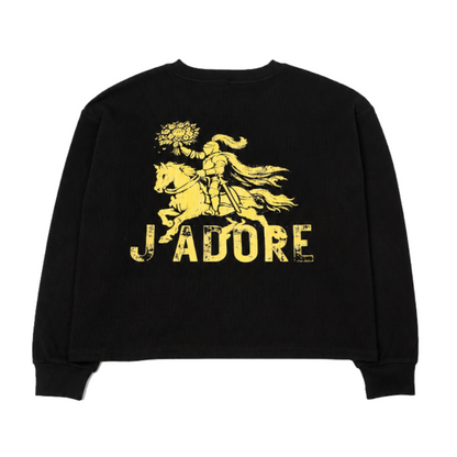 J'adore Waffle Knit Tee