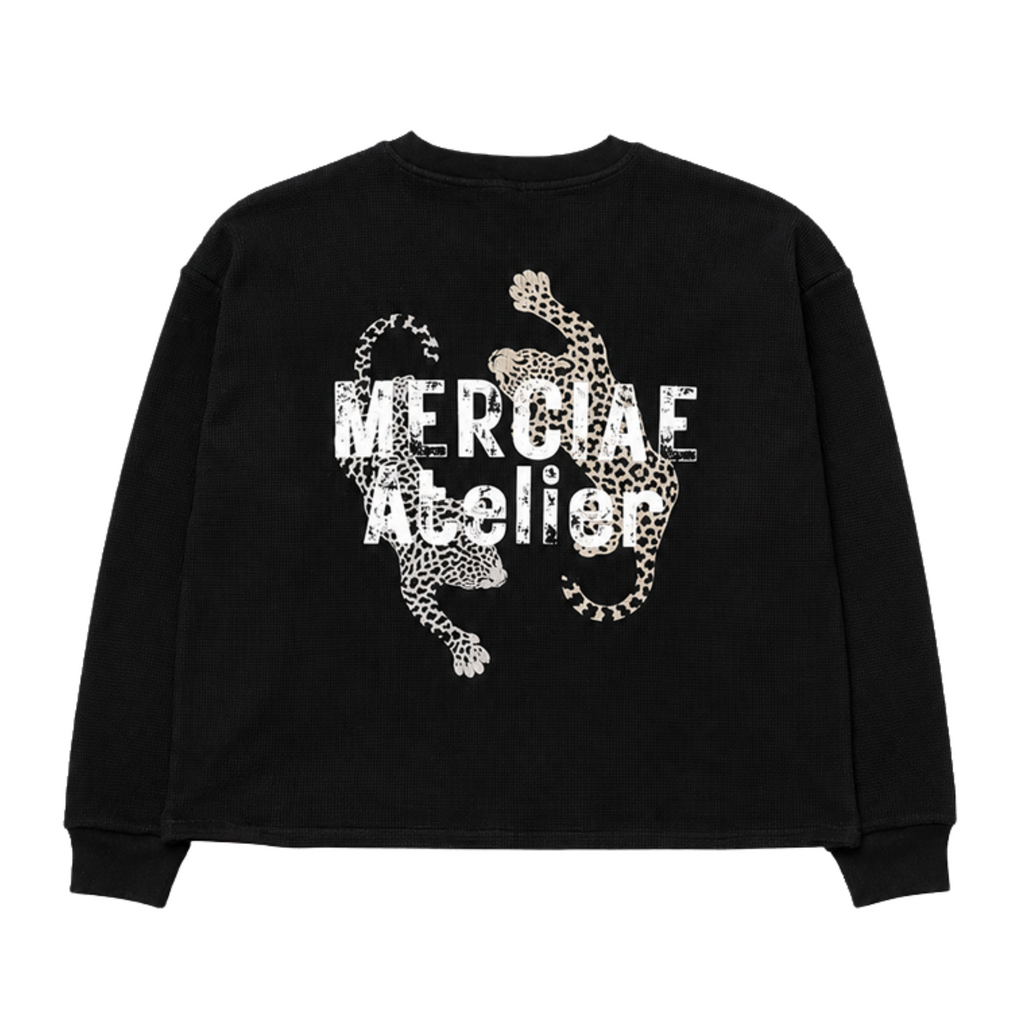 "Merciae Atelier" Waffle Knit Tee