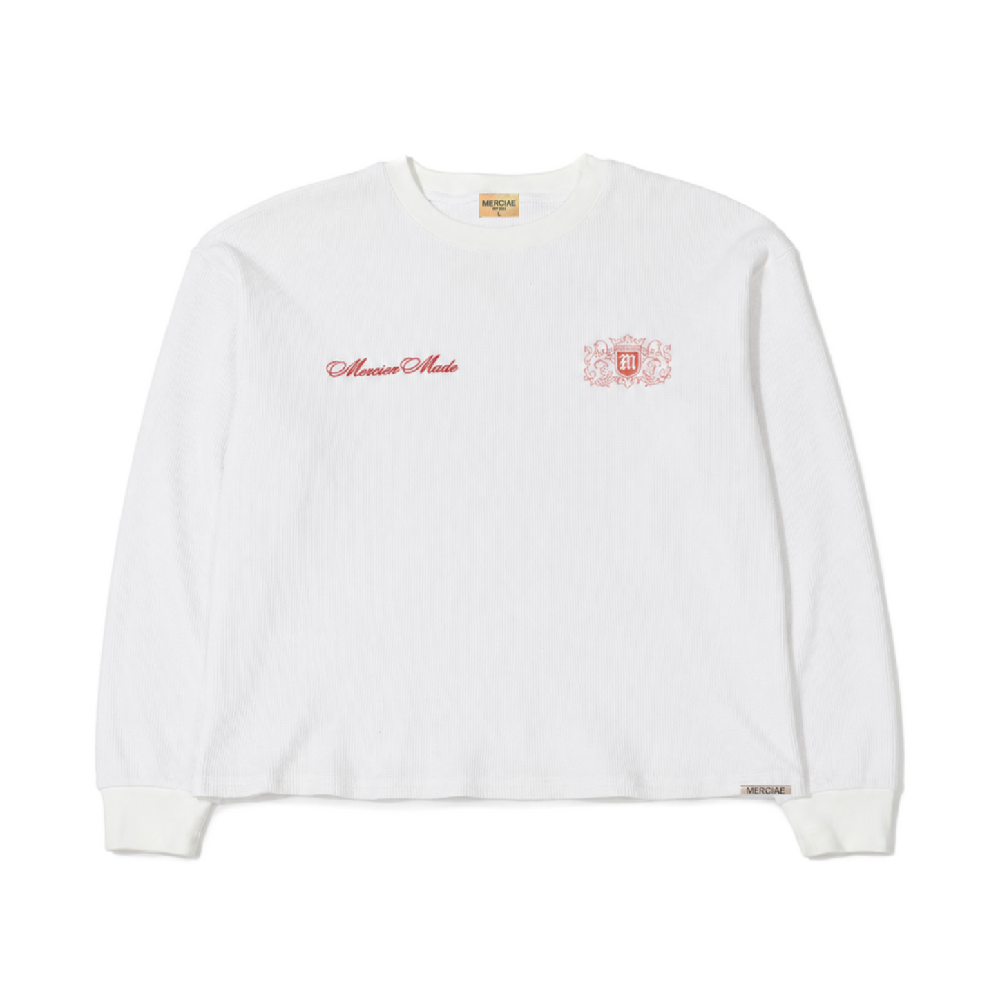 J'adore Waffle Knit Tee (White)