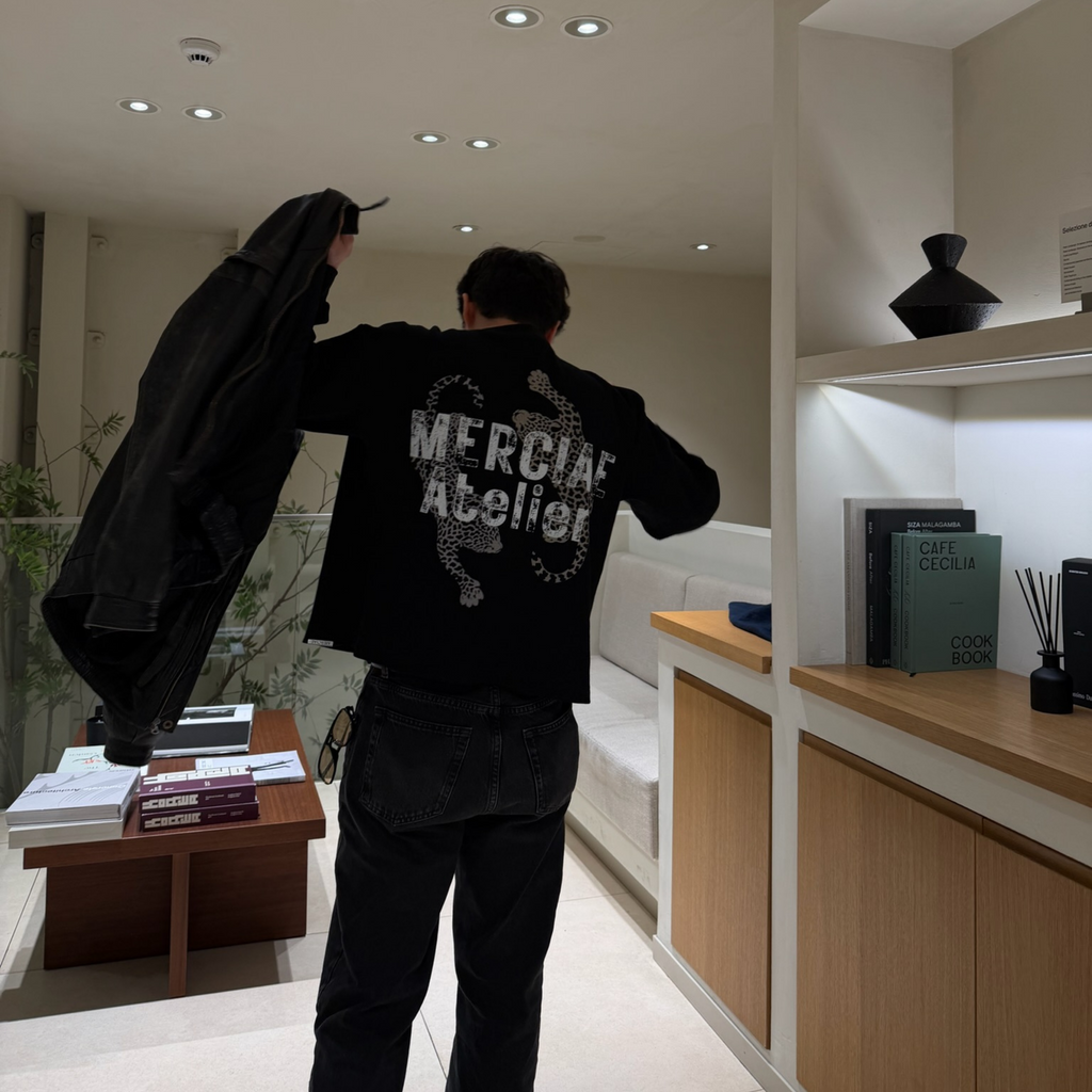 "Merciae Atelier" Waffle Knit Tee