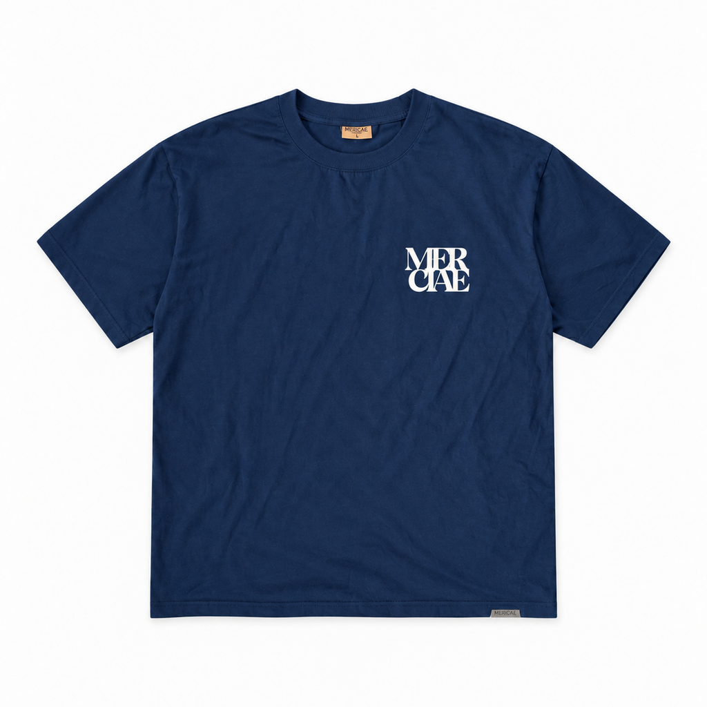 Let's Kiss in Paris Tee (Navy)