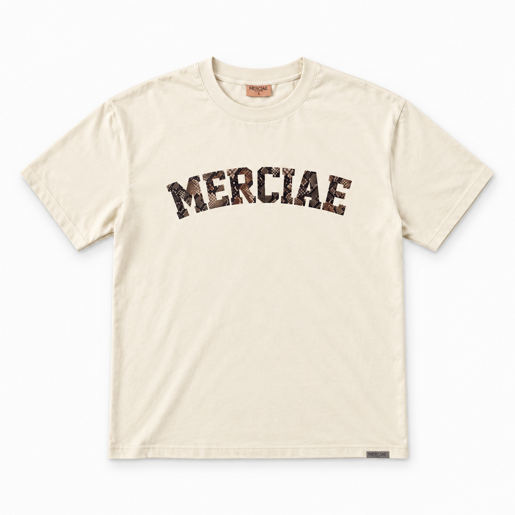 Snake Skin Varsity Tee