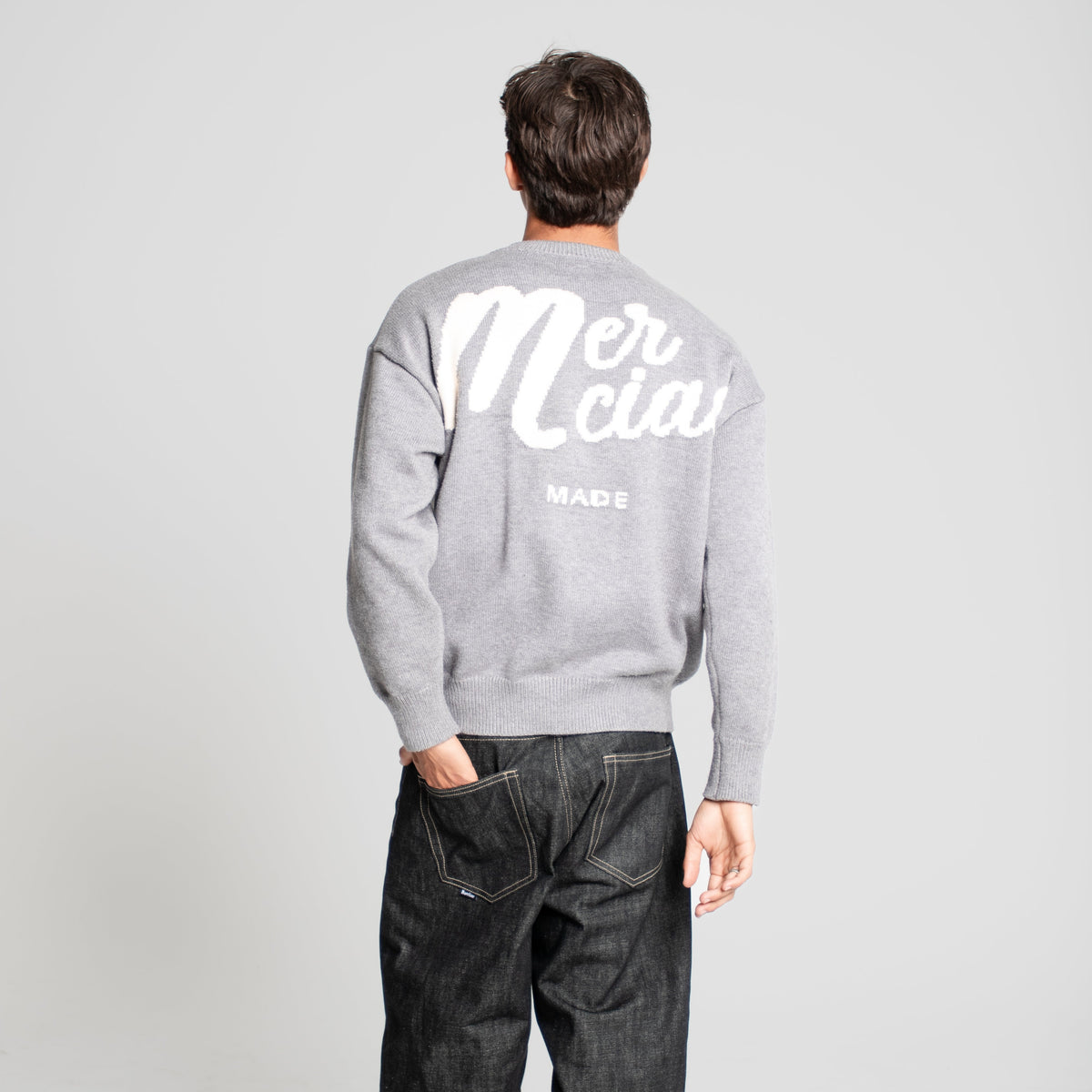 "MERCIAE MADE" Knit Sweater (Grey)
