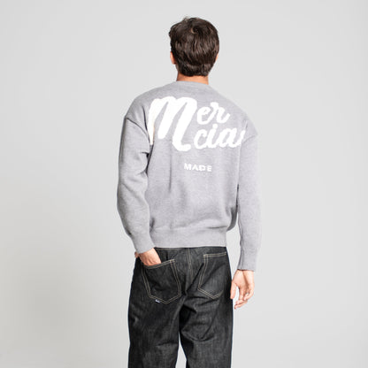 "MERCIAE MADE" Grey Knit Sweater
