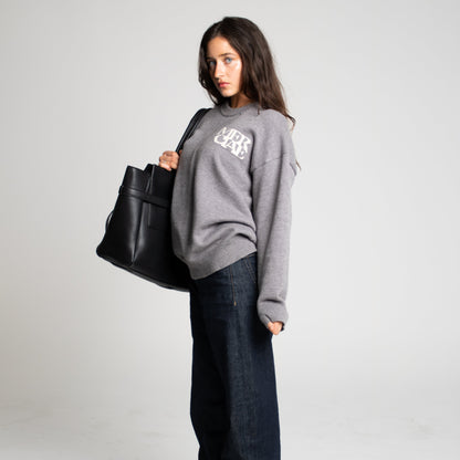 "MERCIAE MADE" Grey Knit Sweater