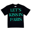 Let's Kiss in Paris Tee (Black)