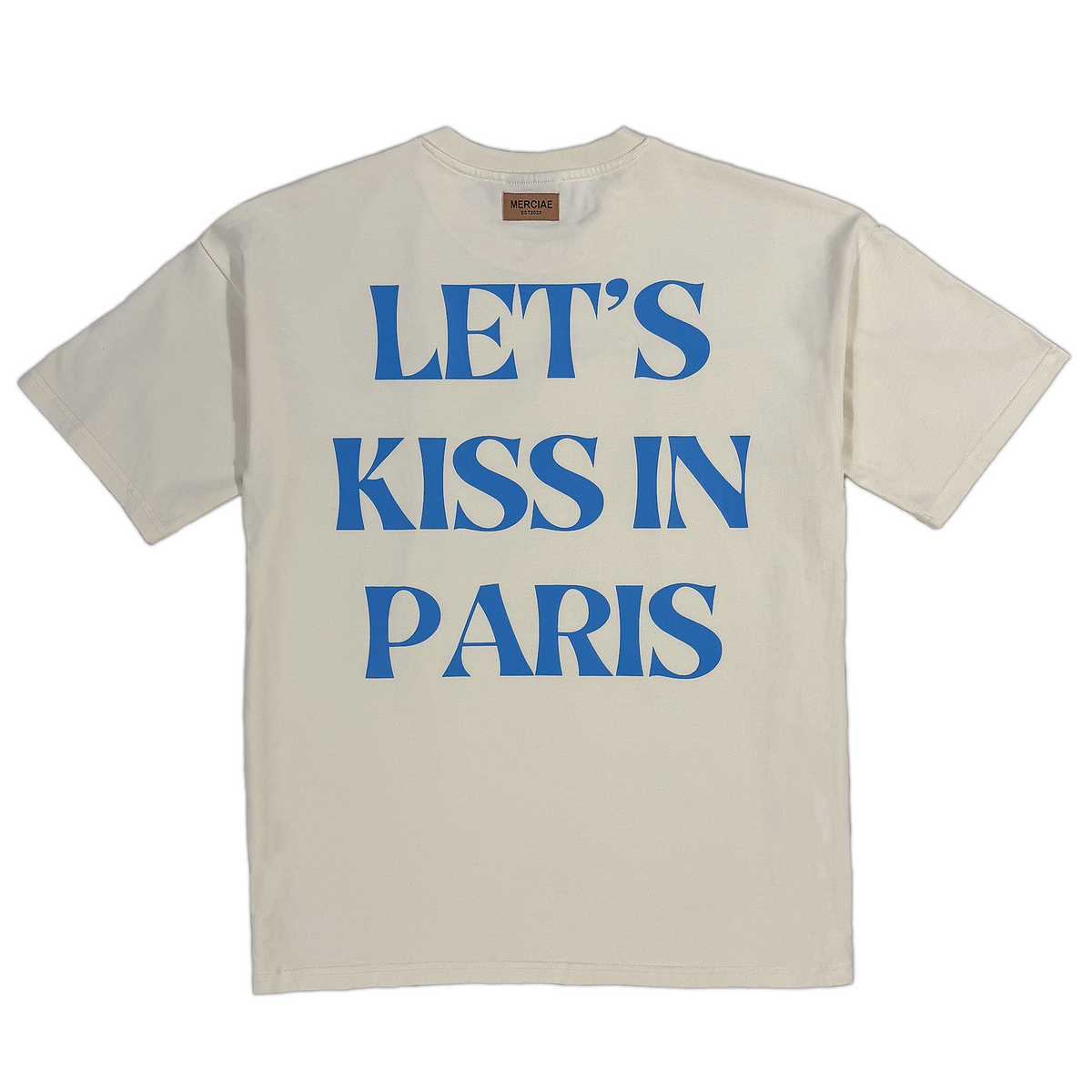 Let's Kiss In Paris Tee (White)