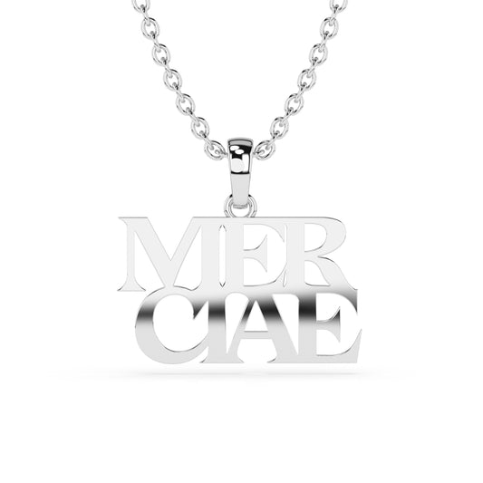 Merciae Silver Pendent