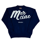 "MERCIAE MADE" Knit Sweater (Navy)