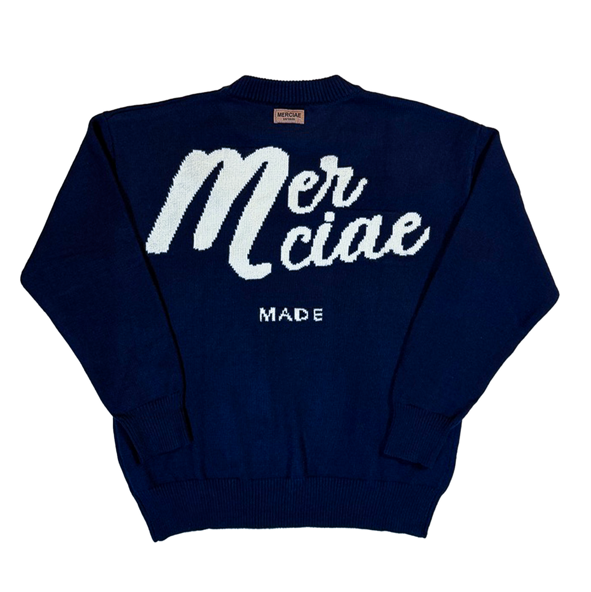 "MERCIAE MADE" Knit Sweater (Navy)
